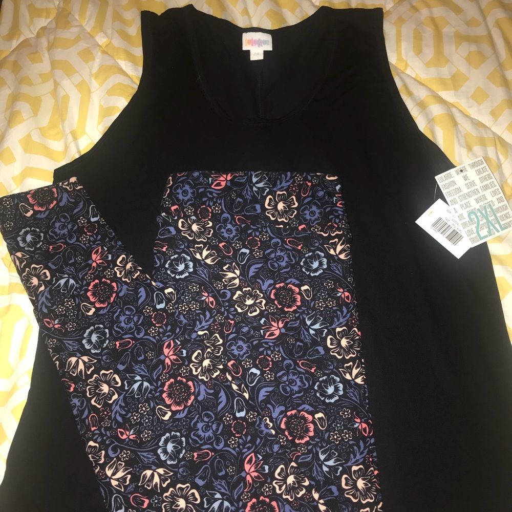 2xl tank+TC leggings outfit